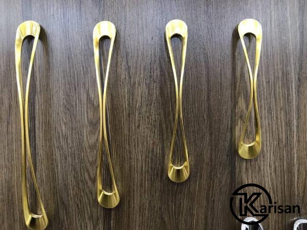 فروشنده برتر دستگیره کابینت سفید طلایی